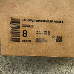 L*uis V*itton Nike Air Force 1 Low By Virgil Abloh White Royal