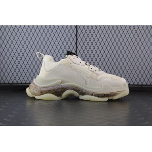 Triple S Sneaker Clear Sole  Off White