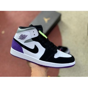 Jordan 1 Mid SE Varsity Purple