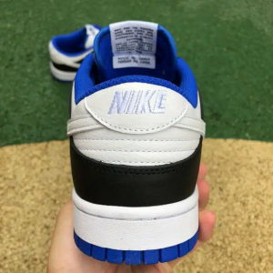 DUNK LOW WHITE BLACK GAME ROYAL