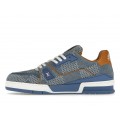 L*uis V*itton LV Trainer Blue Damier 3D Denim